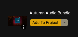 Epic Games Launcher - Add to Project