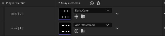 Playlist Default section